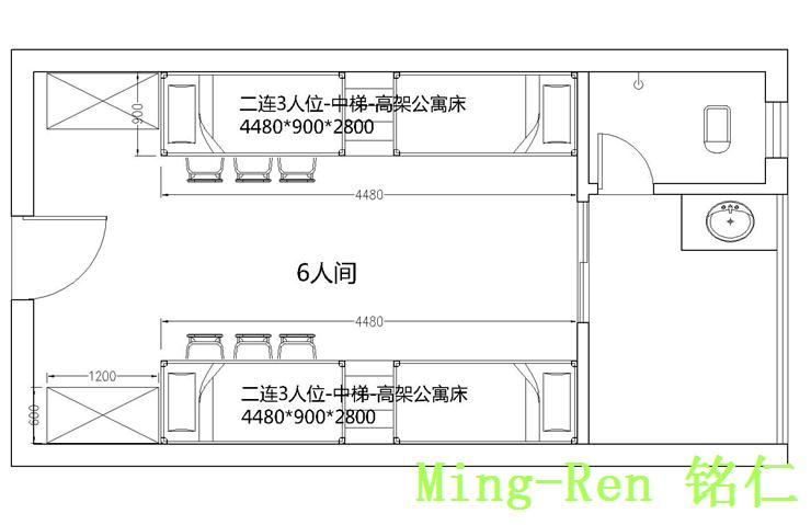 學(xué)生宿舍床